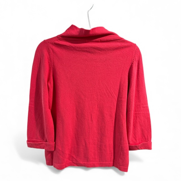 Boden Vibrant Pink Cowl Neck Sweater- Size 6 - Picture 2 of 4